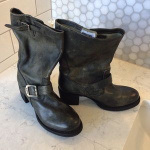 Frye Engineer Mid-calf Leather Boots 12R